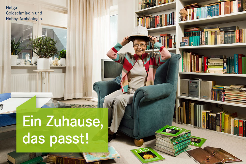 Image Kampagne für ein Wohnungsunternehmen, Mieter aus Flensburg